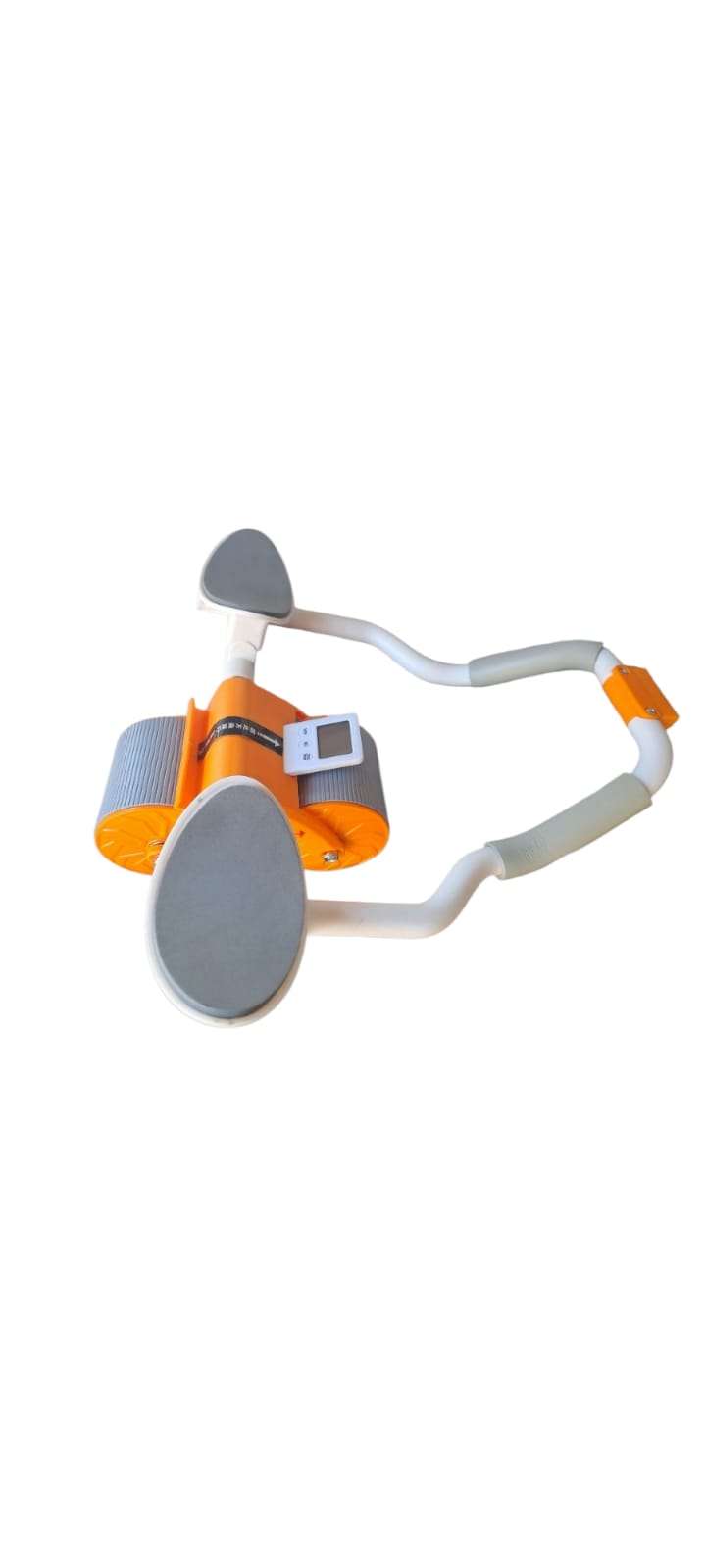 Automatic rebound two-wheel four elbow support ab training roller