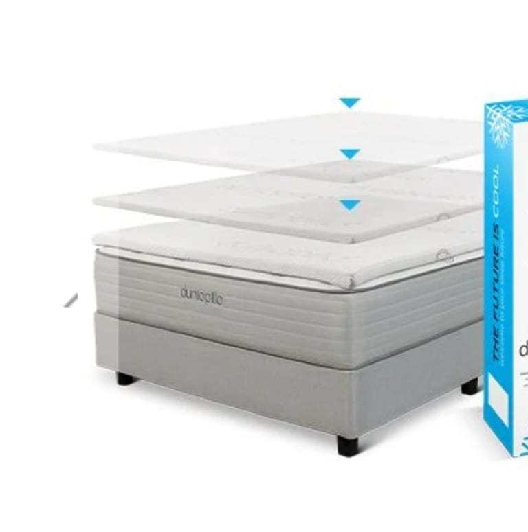 Bed memory foam topper