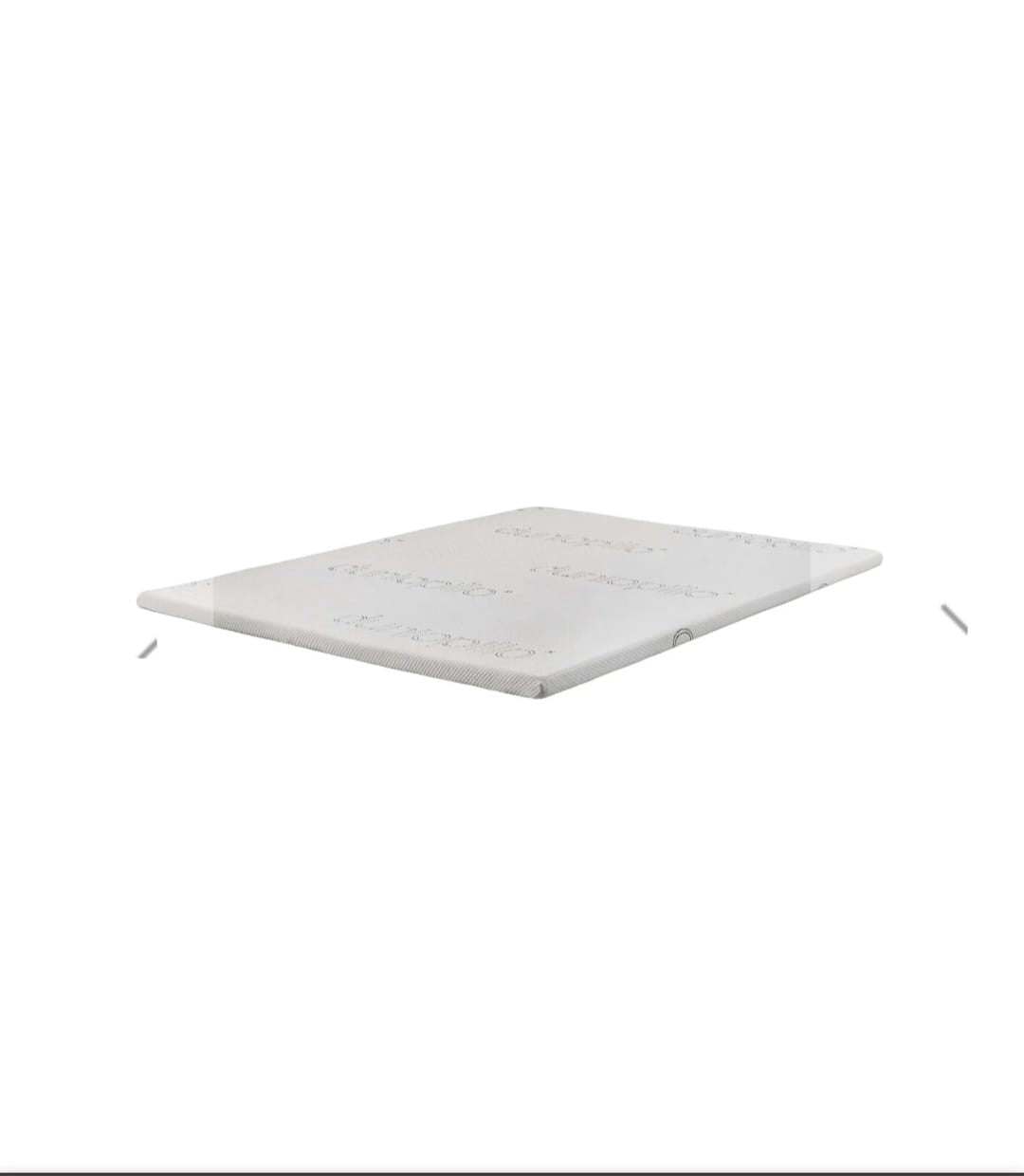 Bed memory foam topper